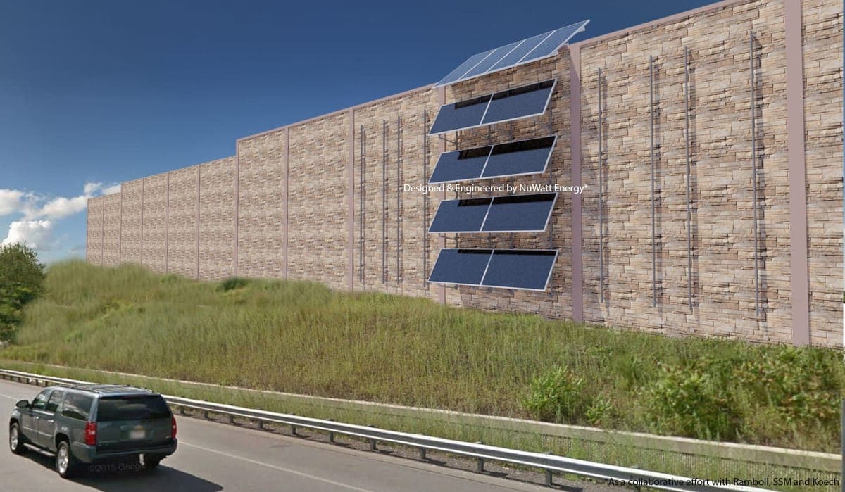 Solar Noise Barriers